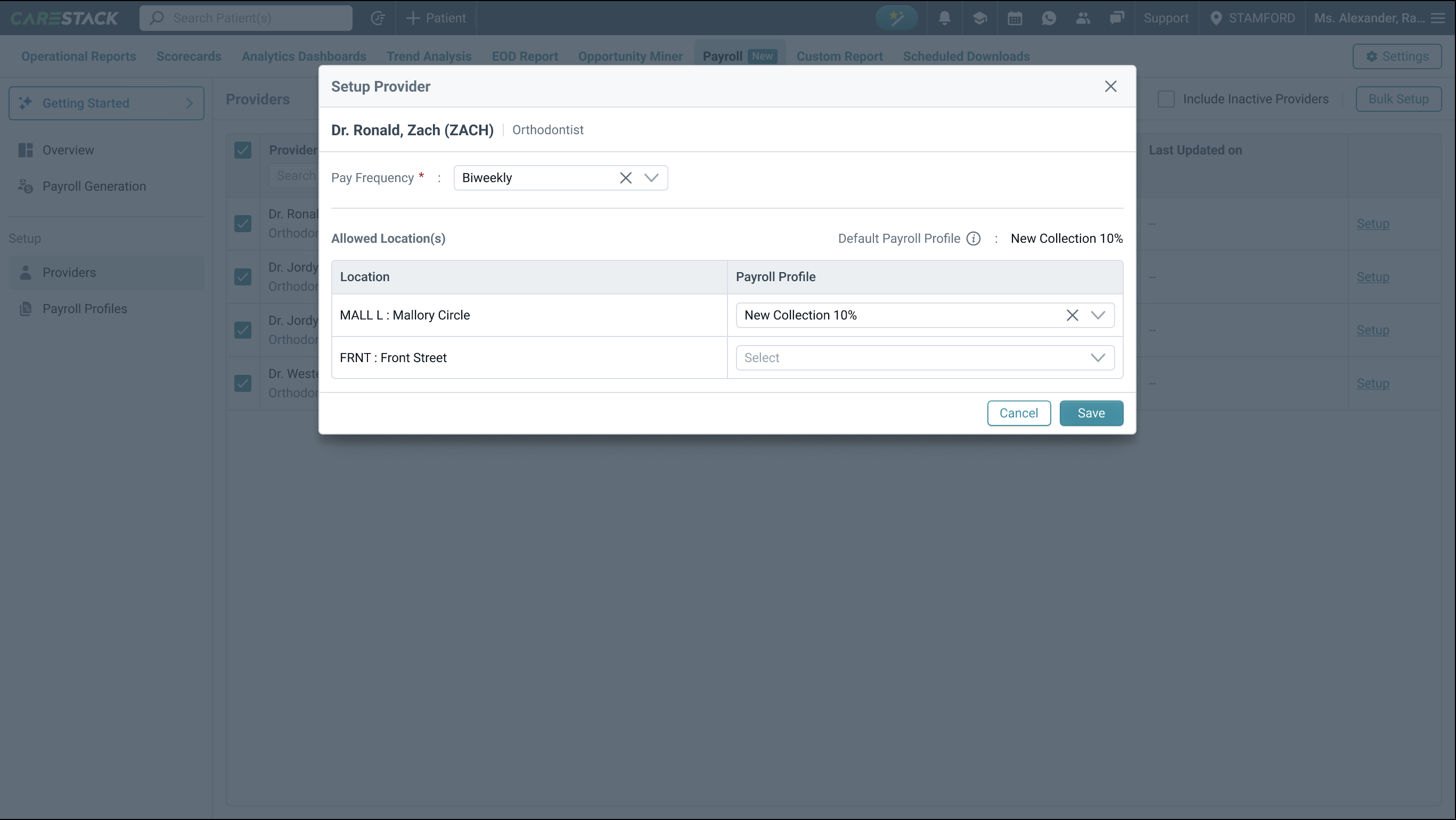Final payroll UI, screen 4